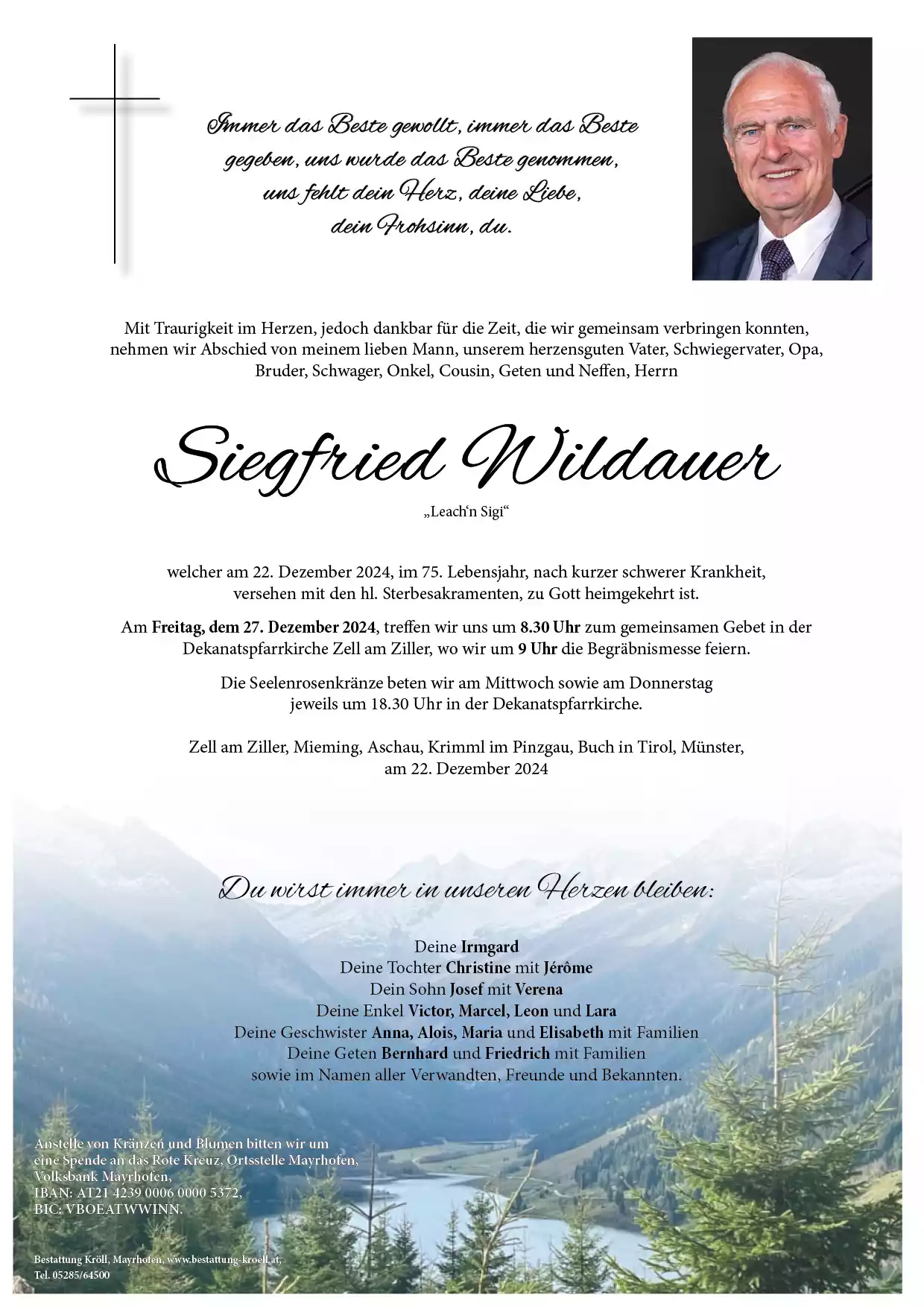 Parte von Siegfried Wildauer